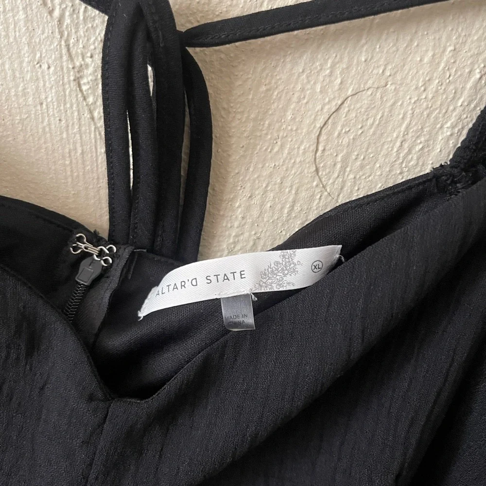 Altar'd State Black Strappy Dress - Picture 5 of 10